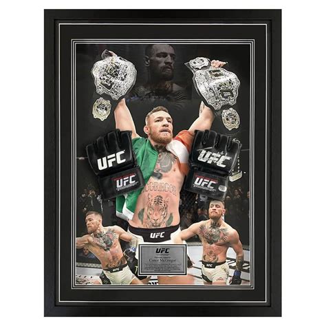 Conor McGregor Signed UFC Glove Page 1 of 1 - Elite Exclusives - Boxing Memoralia