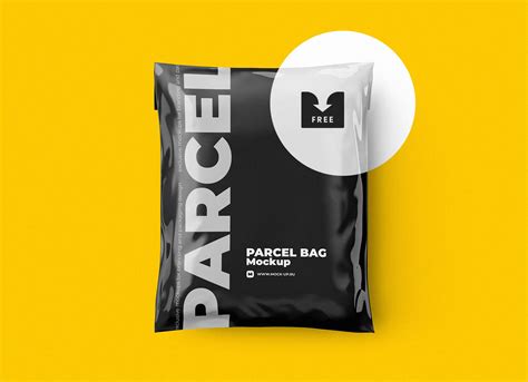 Free Parcel Shipping Bag Mockup PSD - Good Mockups