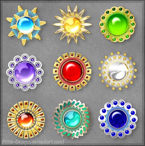 Mystic Gems (raffle prizes) by Rittik-Designs on DeviantArt