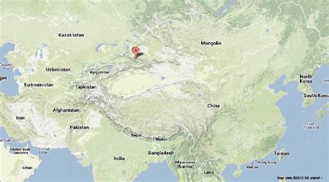Sciency Thoughts: Magnitude 4.5 Earthquake in the Tian Shan Mountains ...