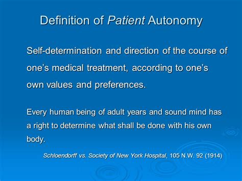 Autonomy Definition