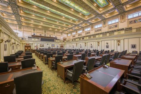 Oklahoma State House of Representatives Chamber Editorial Image - Image ...