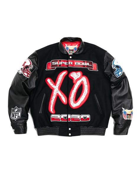 XO The Weeknd Super Bowl LV Varsity Jacket | LerenJack