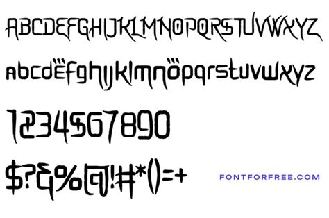 Jujutsu Kaisen Font - Download Free Fonts