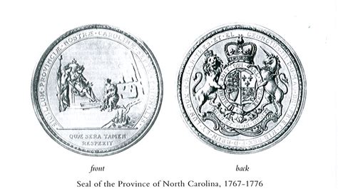 Timeline - The History of the Great Seal of the state of North Carolina