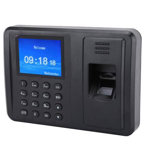 Kritne 2.4 TFT Screen Fingerprint Recorder Attendance Clock Time Card Machine, Clock Time Card ...