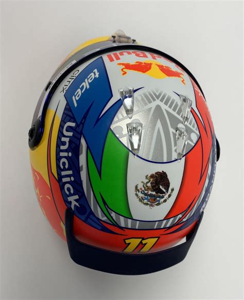 Sergio Perez 2022 1:2 Scale Helmet - Autographed Collectables