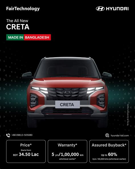 Locally Assembled Hyundai Creta is now available; Price in Bangladesh ...