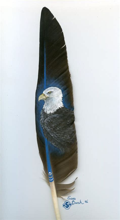 Eagle Feather Painting by SpottedNymph.deviantart.com in 2020 | Feather ...