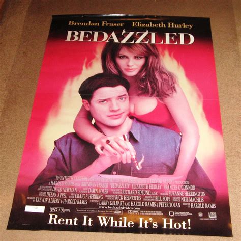 Bedazzled Movie Poster 27x40 Used Brendan Fraser, Elizabeth Hurley ...