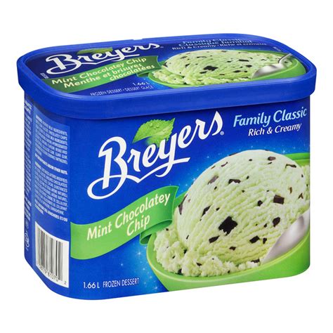 Breyers Ice Cream - Mint Chocolatey Chip - Whistler Grocery Service ...