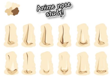 Anime nose study by PinkFireFly | Anime nose, Nose drawing, Manga nose