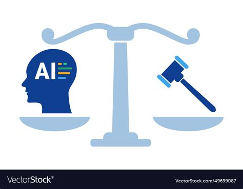 Ethics regulations of ai artificial intelligence Vector Image