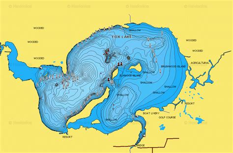 Map Wisconsin Lakes - London Top Attractions Map