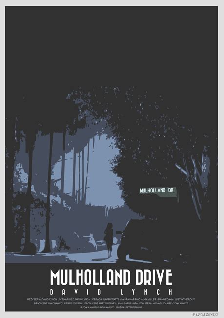 MULHOLLAND DRIVE - movie poster by P-Lukaszewski on DeviantArt