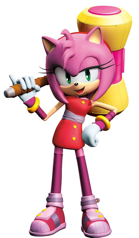 Amy Rose from the Sonic the Hedgehog Series | Game-Art-HQ