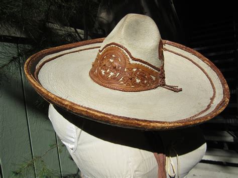 RESERVED SALE Antique Mexican Sombrero Hat by VintageBooksAndArt