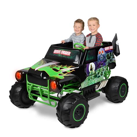 Monster Jam Grave Digger 24-Volt Battery Powered Ride-On - Walmart.com