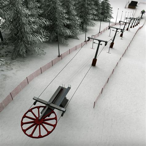 Ski slope lift mountain pack | Diy christmas village, Christmas village display, Christmas village