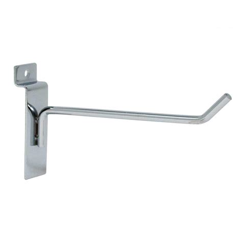 6 in. L x 1/4 in. Wire Slatwall Hook, Chrome (100-Pack)-A01845 - The Home Depot