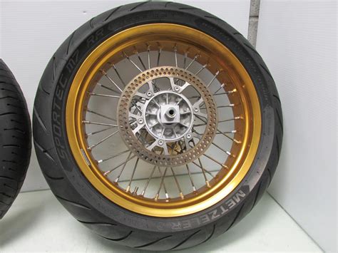 DRZ-400SM DRZ 400 SM DRZ-400 15-16 SET OF FRONT & REAR GOLD WHEELS WHEEL RIMS | eBay