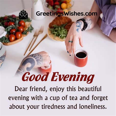 Good Evening Messages For Friends - Greetings Wishes