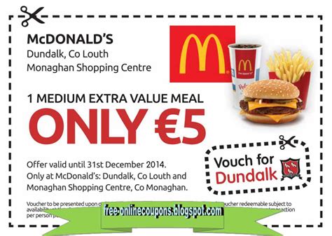 Printable Coupons 2021: Mcdonalds Coupons