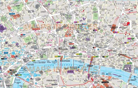 London Karte Sehenswurdigkeiten - Haus & Möbeln
