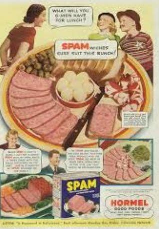 Spam platter 1970's | Hormel recipes, Vintage recipes, Spam recipes