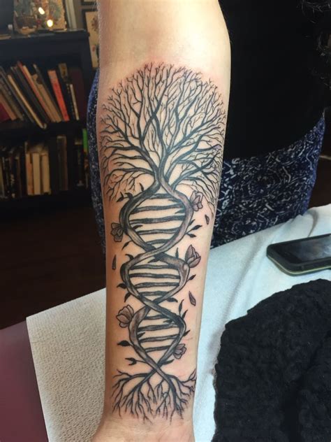 Dna strand tattoo | TATTOO