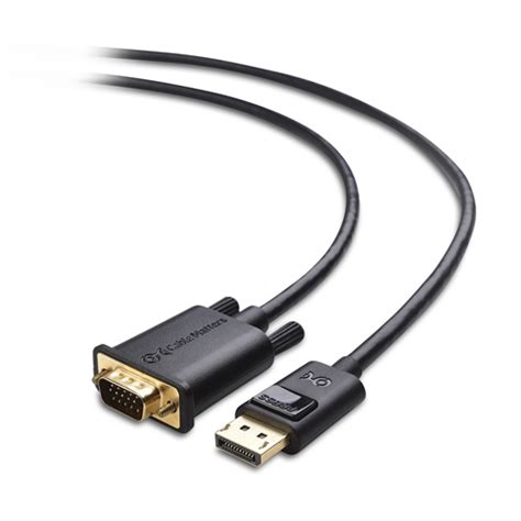 DisplayPort to VGA Cable