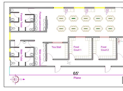 Food Court Floor Plan Dwg - Image to u