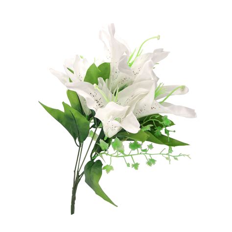 2x Stargazer Lily Bouquets Artificial Xmas Flowers Bouquets