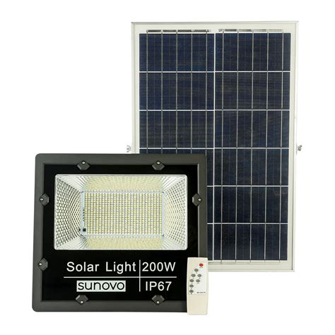 590 LED Solar Flood Light Outdoor with Remote Control 200W