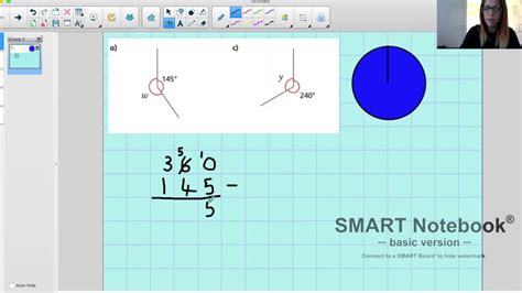 Challenge 1 angles around a point - YouTube