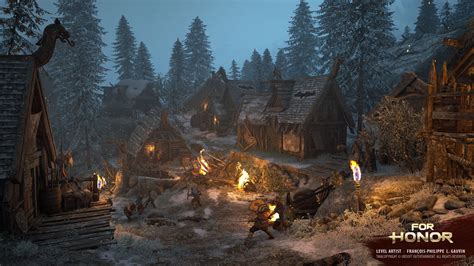 ArtStation - For Honor - Viking's Village, François-Philippe L. Gauvin | Viking village, Fantasy ...