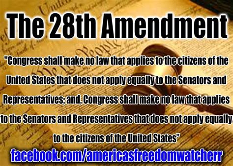 The 28th Amendment It could happen if everyone would do their part. Got ...