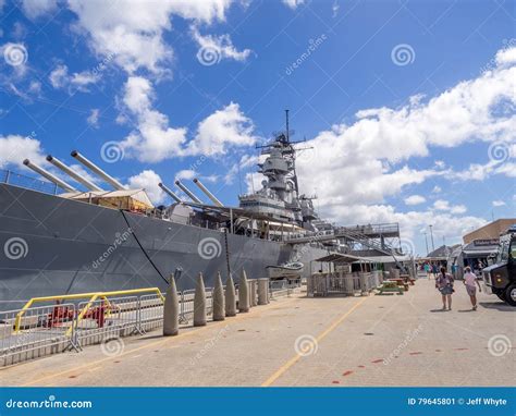 USS Missouri Battleship Museum Editorial Photo - Image of iron, steel ...