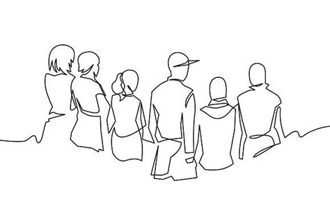 Group of people continuous one line | Friends sketch, Line art drawings, Minimalist drawing