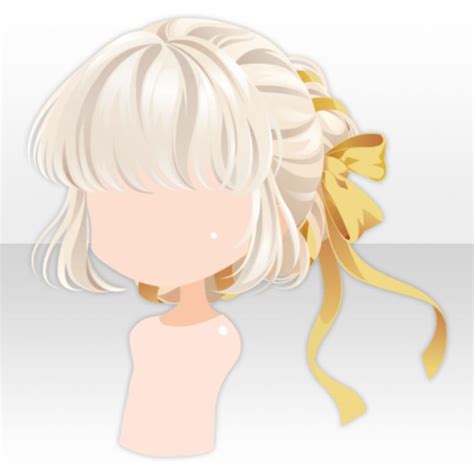 Ribbon · de · Wrapping | Hair designs, Anime hair, Chibi hair