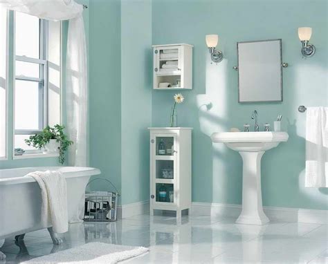 Painting Color Ideas Bathroom With White Drapery | Popular bathroom colors, Bathroom wall colors ...
