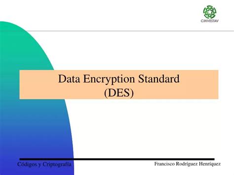 PPT - Data Encryption Standard (DES) PowerPoint Presentation, free download - ID:6054762