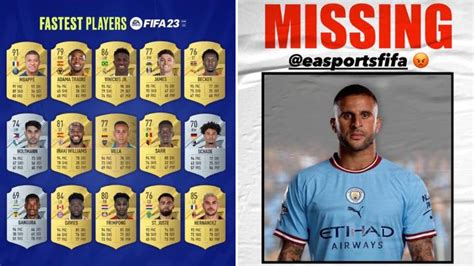 Man City defender Kyle Walker calls out EA Sports over his pace rating on FIFA 23