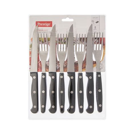 Prestige - 8 Piece Steak Knife and Fork Set | Shop Today. Get it ...