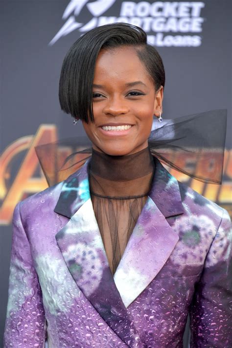 LETITIA WRIGHT at Avengers: Infinity War Premiere in Los Angeles 04/23 ...