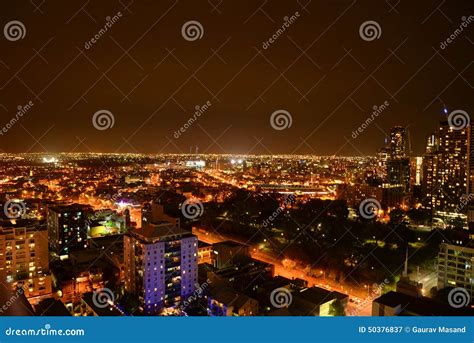 CBD Skyline in melbourne stock image. Image of australia - 50376837