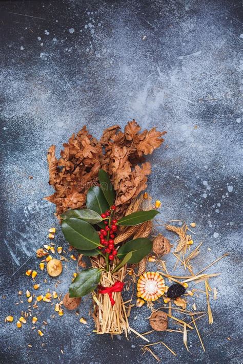 Traditional Christmas Decoration in Serbia Called Badnjak/Oak Branch Stock Photo - Image of ...