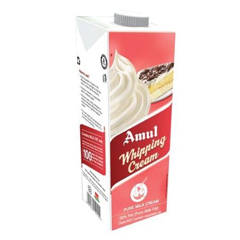 AMUL WHIPPING CREAM 250 ml – Sajna's Nuts and Fruits