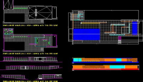 Barcelona Pavilion Plan