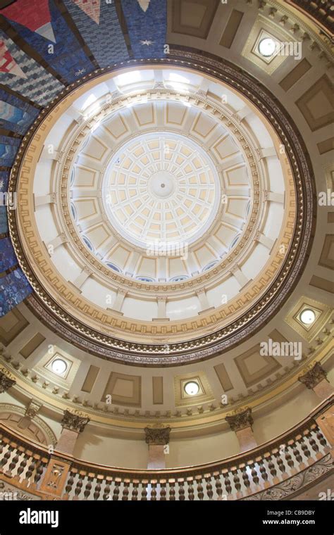 Inside of Denver, Colorado state capitol building dome rotunda Stock ...